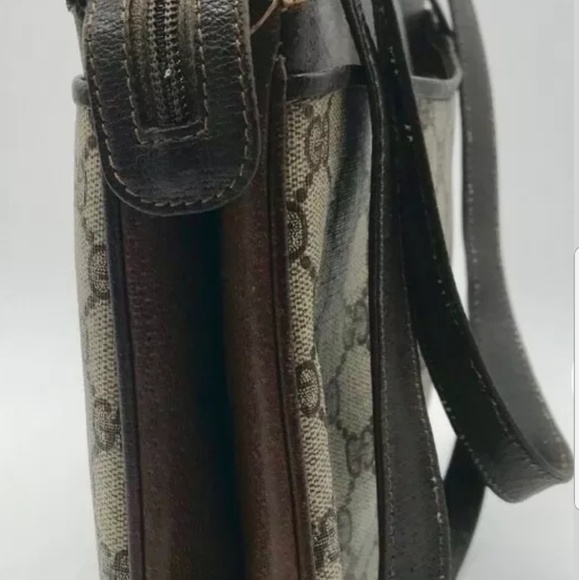 GUCCI CLASSIC GG MONOGRAM CANVAS BIEGE BAG - Picture 3 of 6